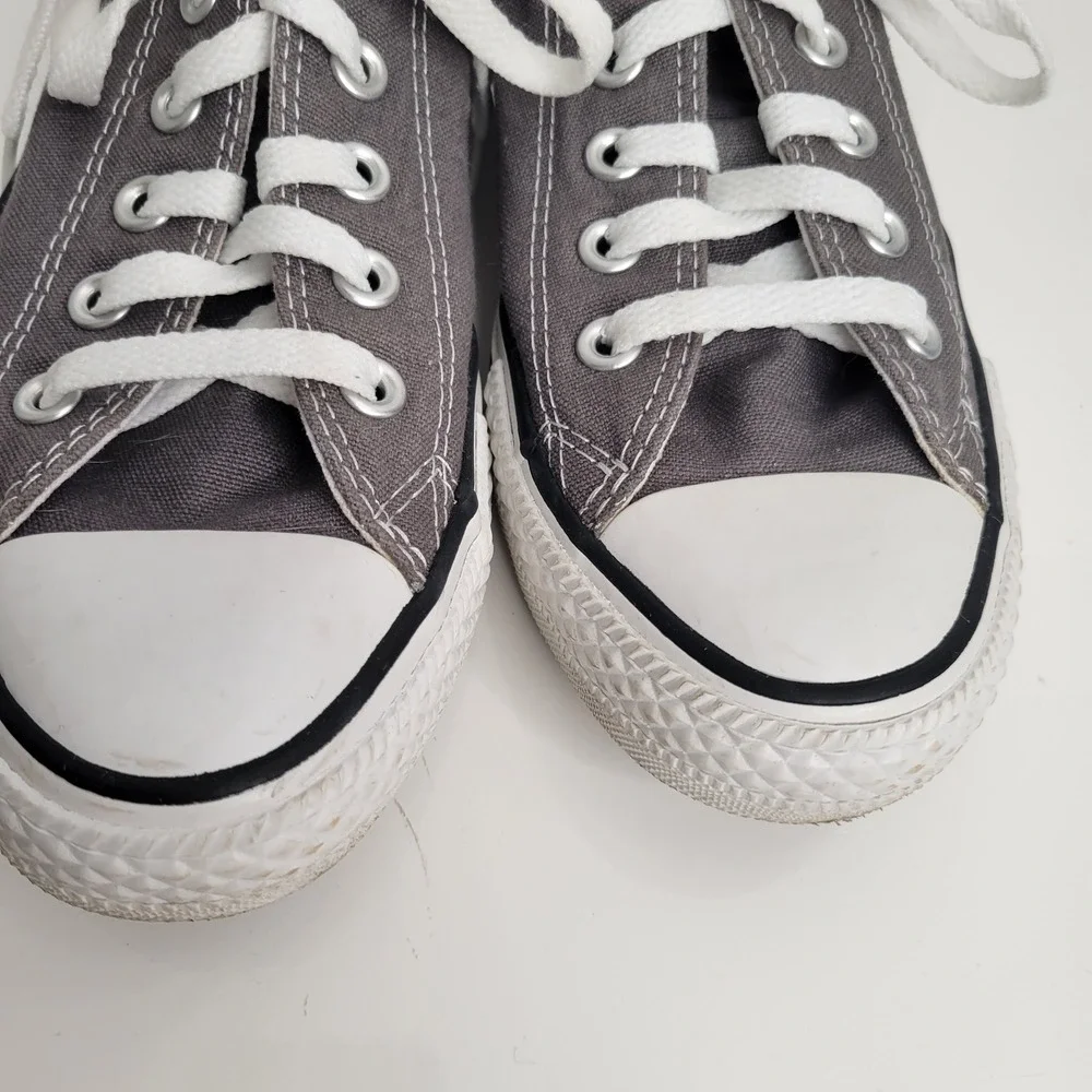 Converse Chuck Taylor All Star Unisex 6M‎ 8W Gray Low Top Canvas Sneakers 1J794 - Picture 3 of 14